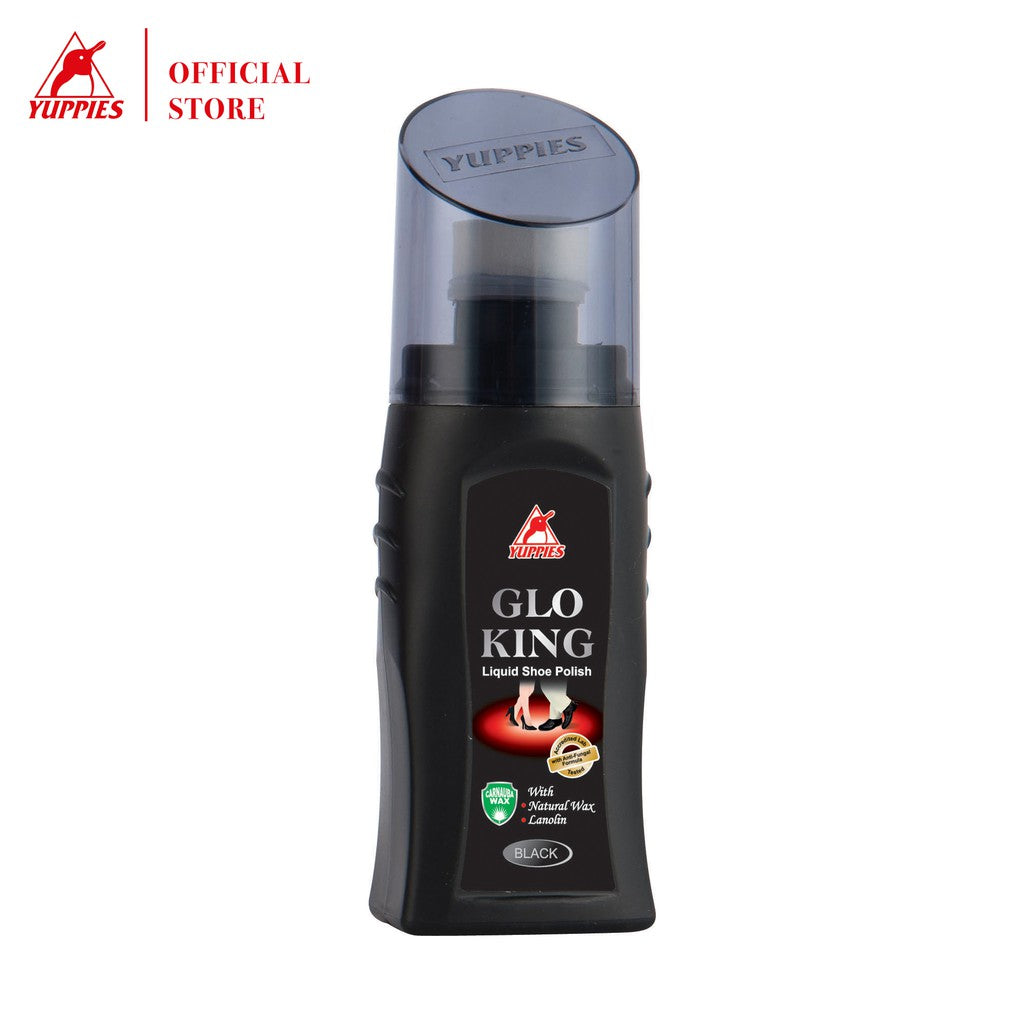 Yuppies Glo King Shoe Polish 75ML - BLACK SAFE OUTLET