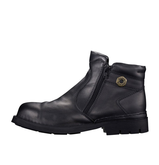Black Hammer Men 4000 Series Mid Cut Safety Shoes BH4881 - BLACK SAFE OUTLET