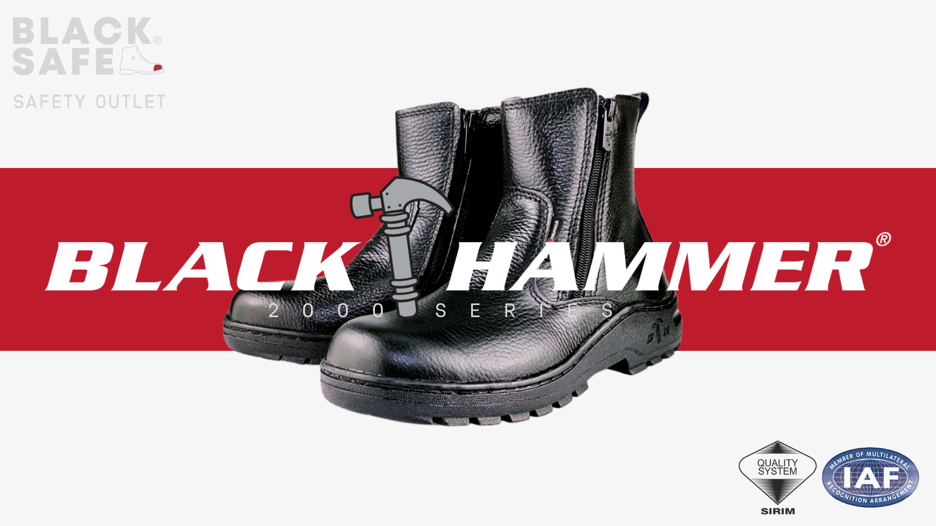 Black Hammer 2000 Series Safety Shoes