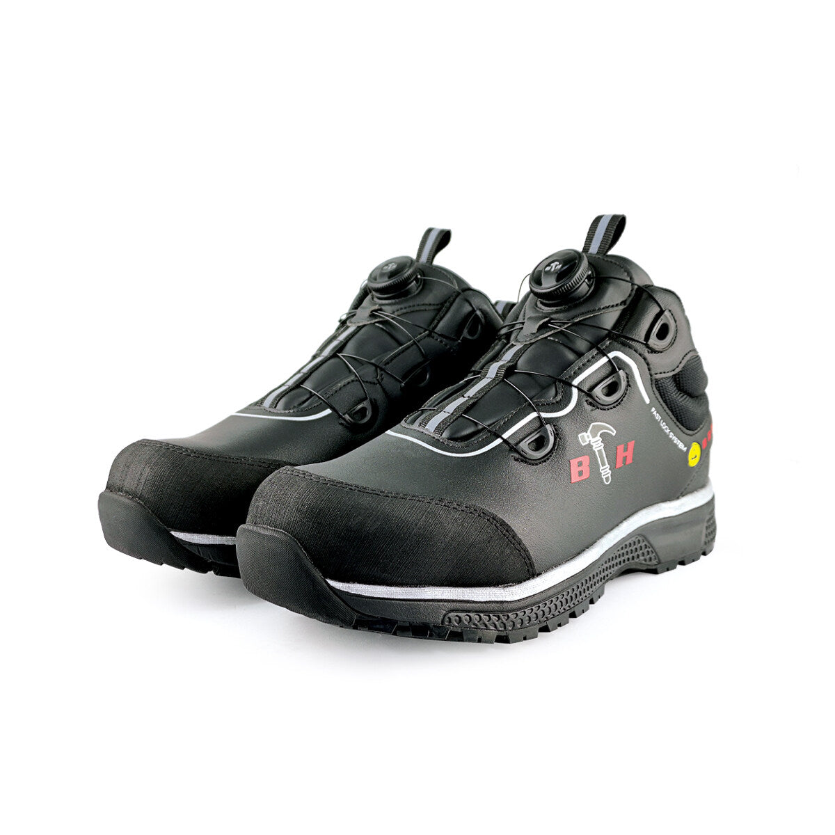 Black Hammer Pro Series Men Low Cut ESD Fastlock Light Weight Safety Shoe BHS-22002 Aluminium Toe Cap . Ultra Light Weight Safety Shoes. Best safety shoes malaysia. Composite Toe-cap. ESD Safety Shoes