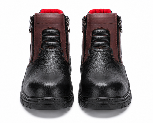 Black Hammer Mid Cut Safety Shoes BH2604