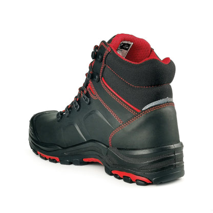 Black Hammer Waterproof Safety Shoes , Durable Rubber Outsole 