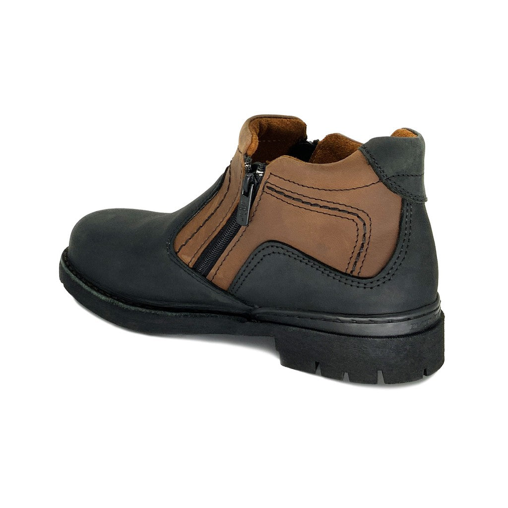 Black Hammer Men 4000 Series Mid Cut Safety Shoes BH4701 - BLACK SAFE OUTLET