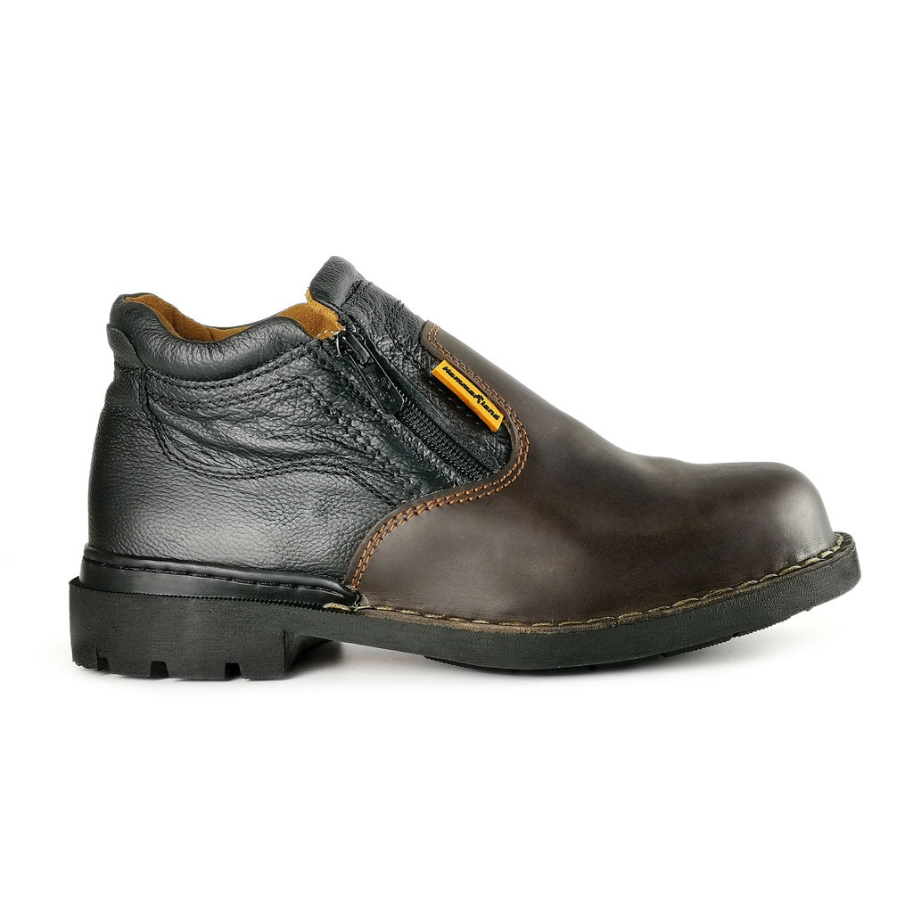 Hammerland Men Mid Cut with Double Zip Safety Shoes HL2401