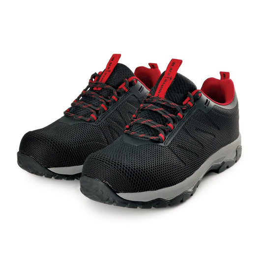 Black Hammer Men Sport Series Low Cut Safety Shoes BHS201622 - BLACK SAFE OUTLET