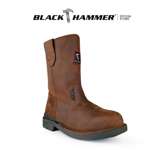Black Hammer Men 4000 Series High Cut Slip On Safety Shoes BH4755