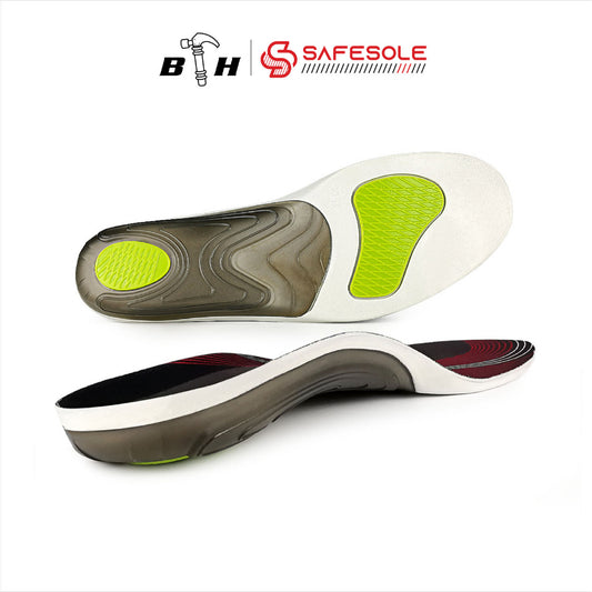 Black Hammer Safesole Premium Performance Insole BH2012 - BLACK SAFE OUTLET