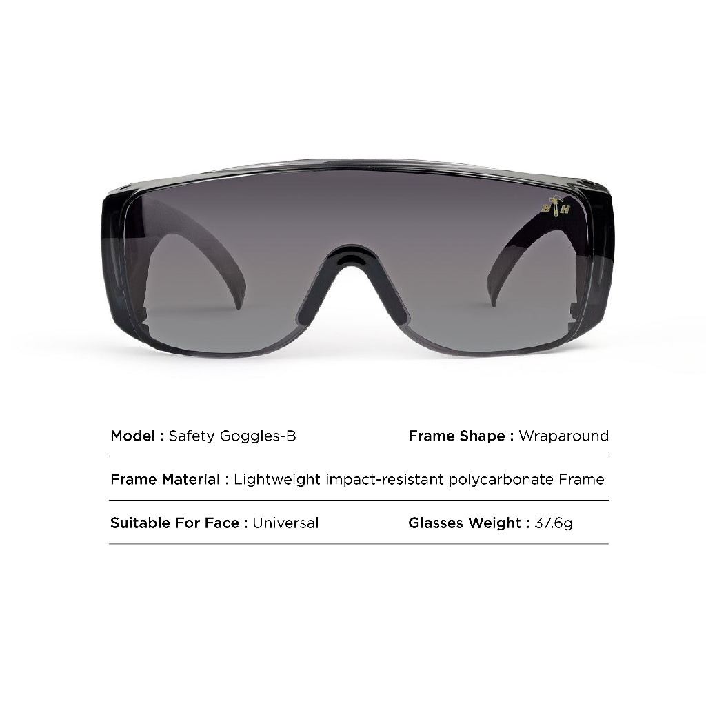 Black Hammer Safety Goggles AB - BLACK SAFE OUTLET
