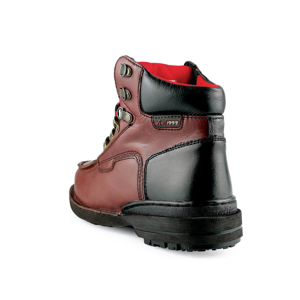 Black Hammer Men Mid Cut with Shoelace Safety Shoe BHS26614 - BLACK SAFE OUTLET