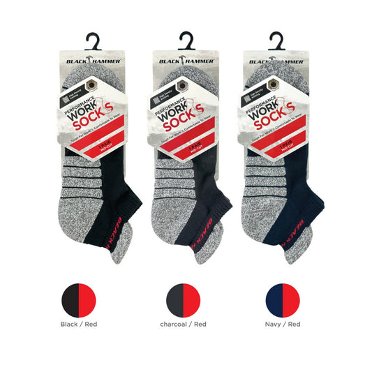 Black Hammer Heavy Duty Performance Low Ankle Socks ST00221
