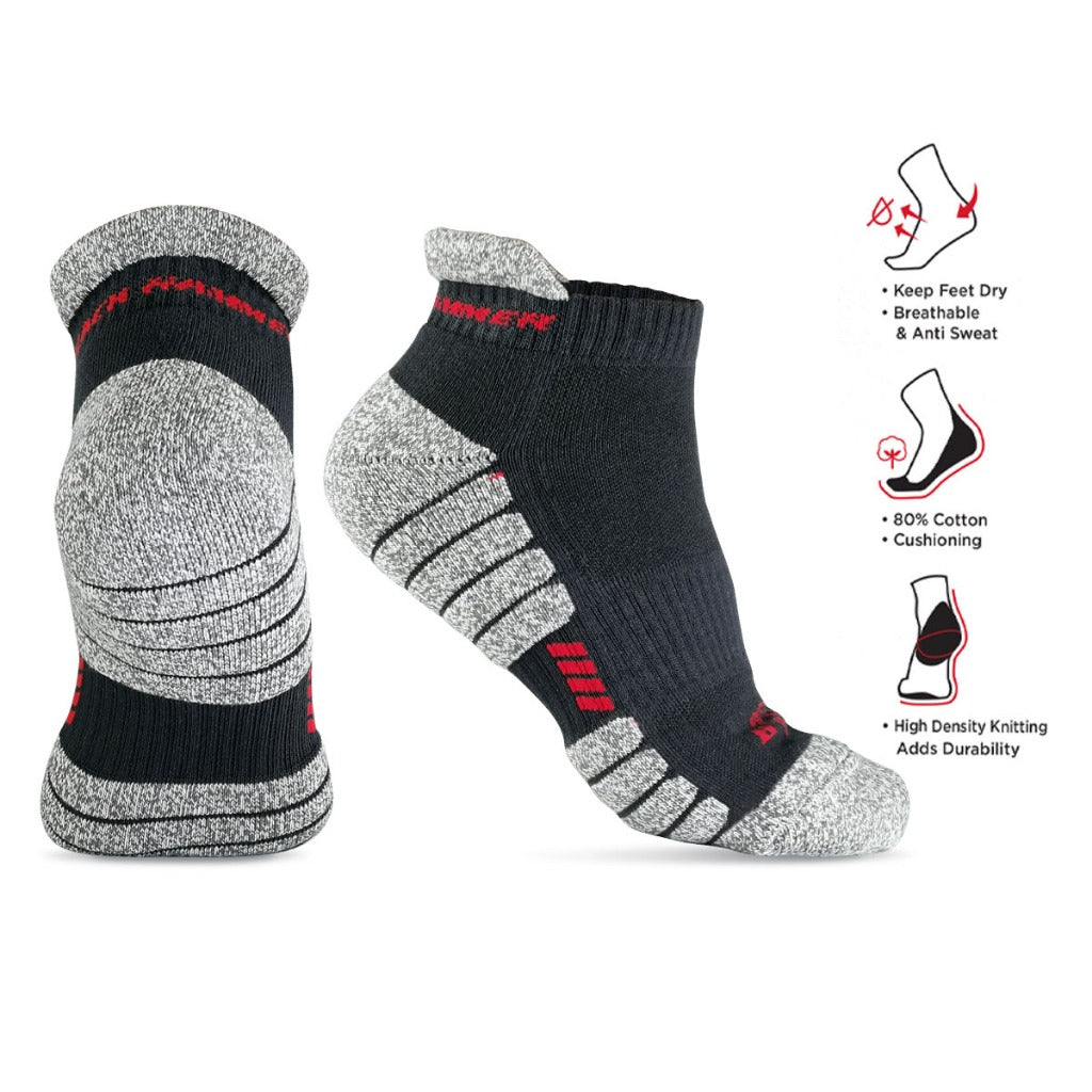 Black Hammer Heavy Duty Performance Low Ankle Socks ST00221