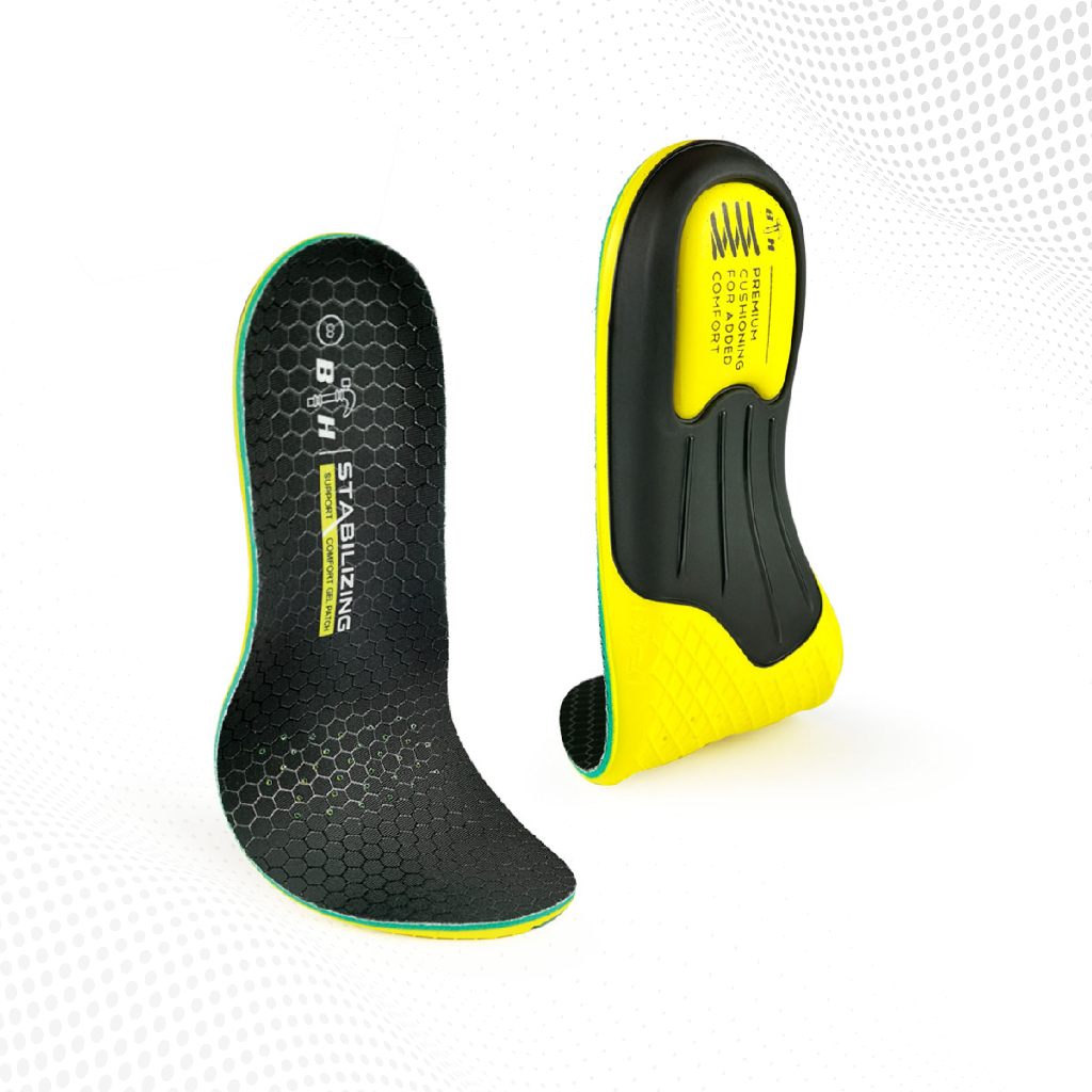 Black Hammer Pro Series Orthotic Shoe Insole WF9081 - BLACK SAFE OUTLET