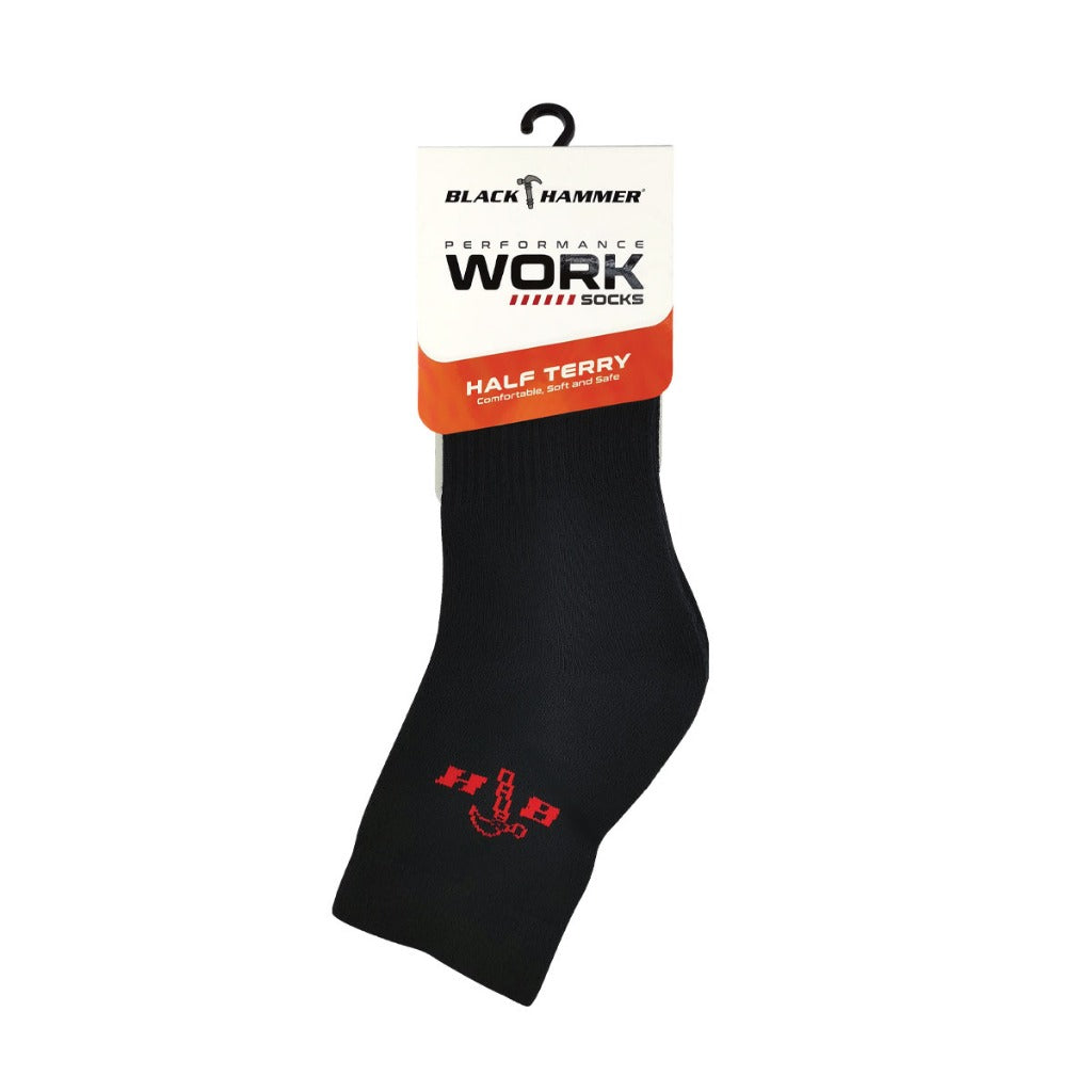 Black Hammer Performance Work Socks (3 in 1) ST00301 - BLACK SAFE OUTLET
