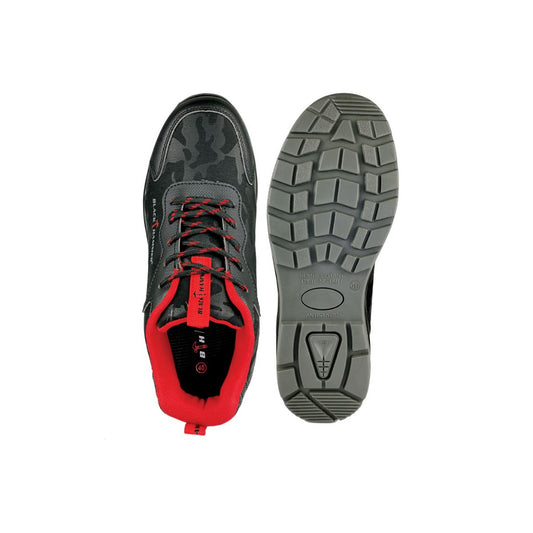 Black Hammer Men Sport Series Low Cut Safety Shoes BHS201627 - BLACK SAFE OUTLET