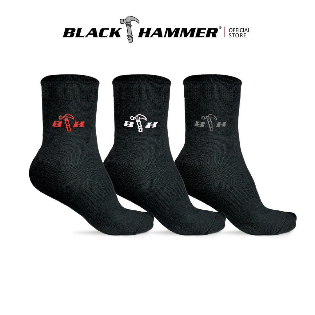 Black Hammer Performance Work Socks (3 in 1) ST00301 - BLACK SAFE OUTLET