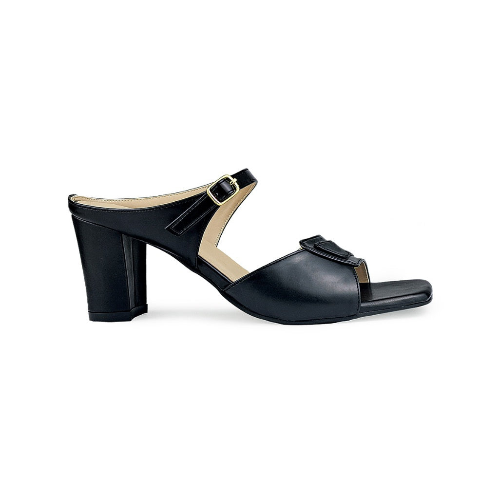 Jo& Women Open Toe Heels JO(879) - BLACK SAFE OUTLET