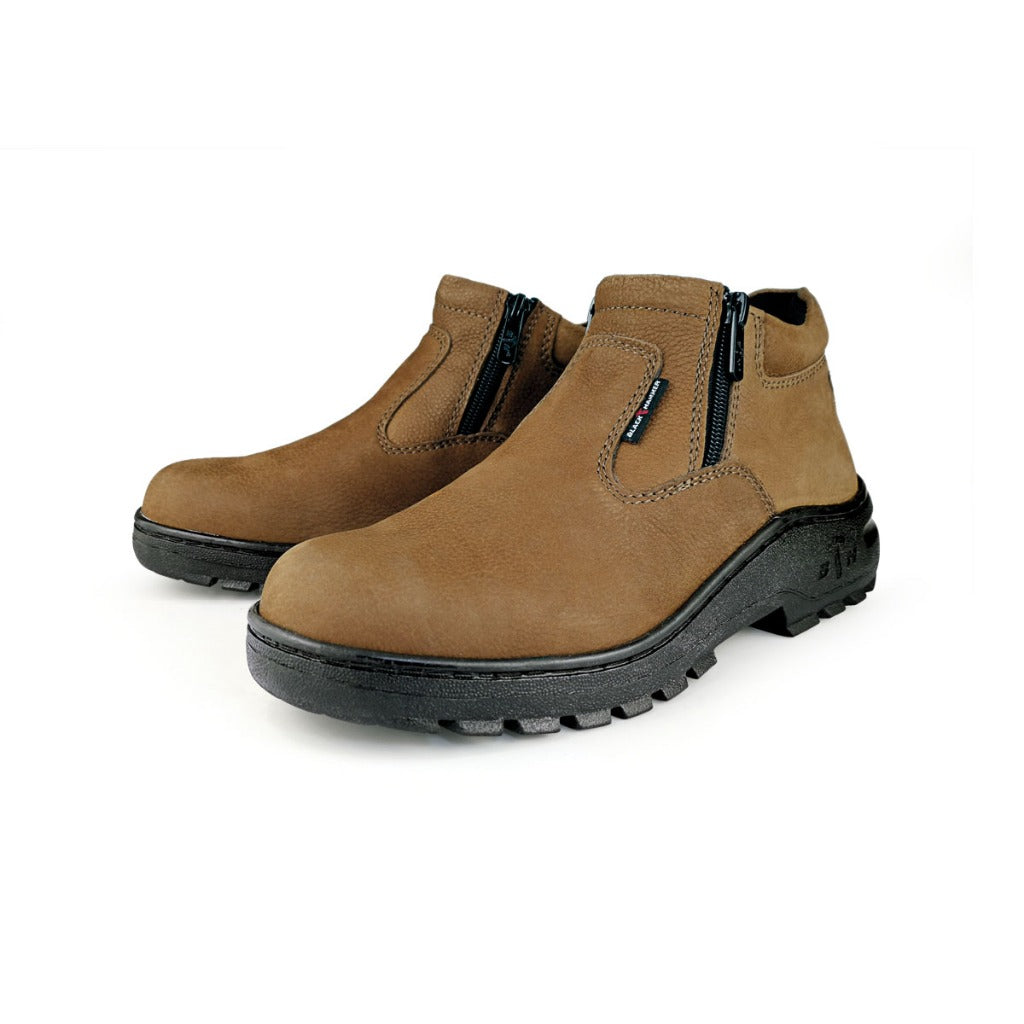 Black Hammer 2000 Series Mid Cut Safety Shoes BH2882 (SIRIM APPROVED) - BLACK SAFE OUTLET