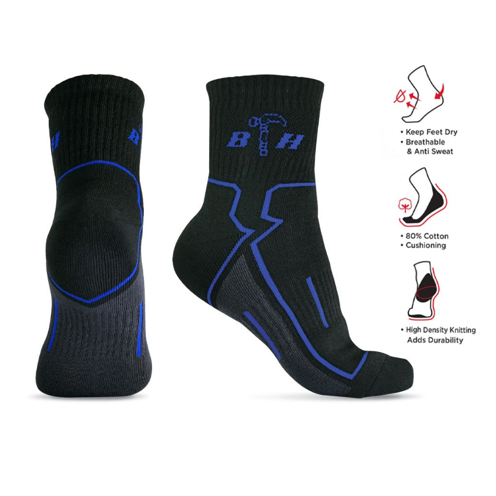 Black Hammer Heavy Duty Sport Series Performance Socks ST00219