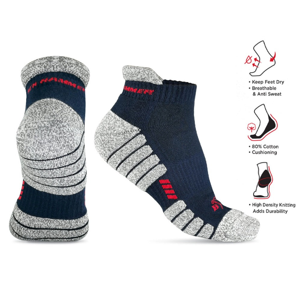 Black Hammer Heavy Duty Performance Low Ankle Socks ST00221