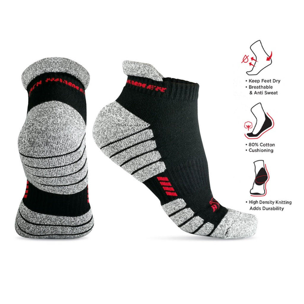 Black Hammer Heavy Duty Performance Low Ankle Socks ST00221