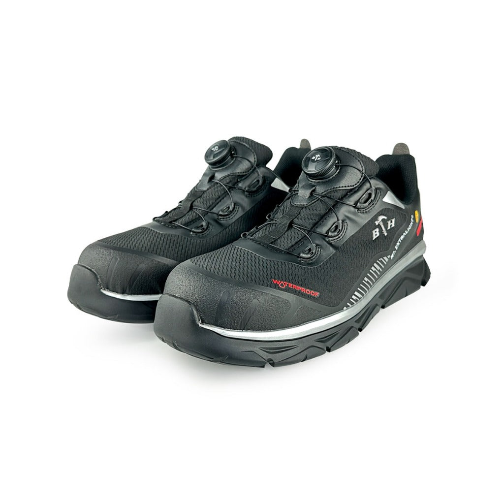 Black Hammer Pro Series Men Low Cut Waterproof ESD Extralight Safety Shoe BHS-22003