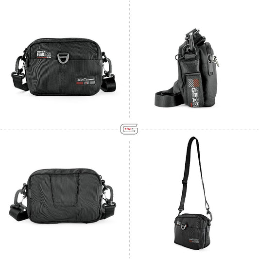 Black Hammer Men Waist Bag 8041