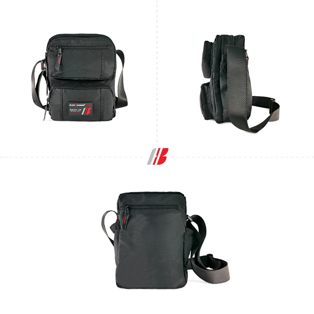 Black Hammer Men Sling Bag D3007