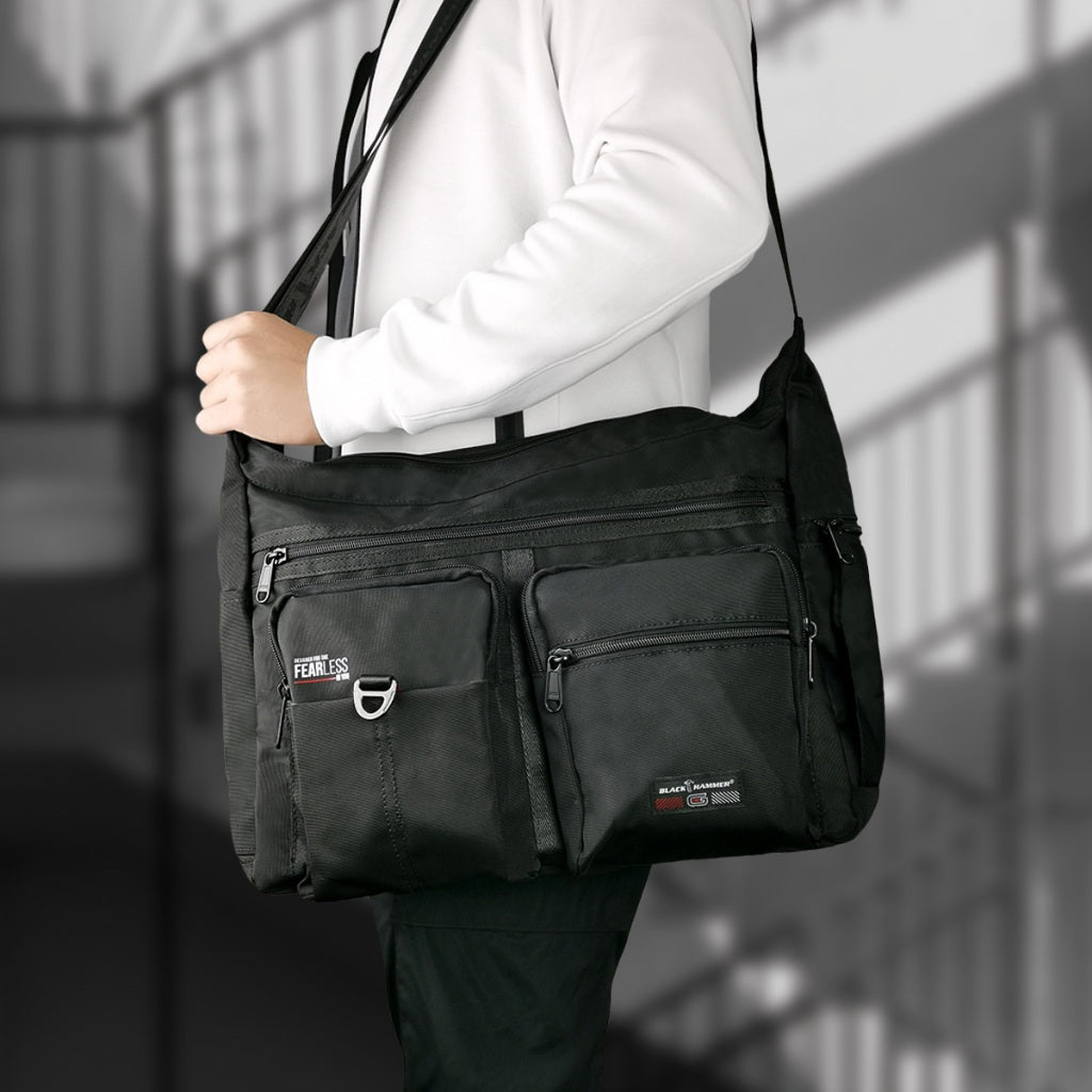 Black Hammer Men Shoulder Bag 8083