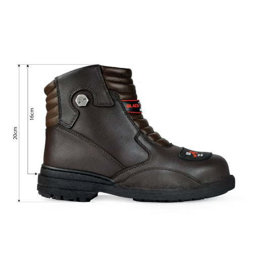 Black Hammer Men Motor Boot Series Safety Shoes BHS26622