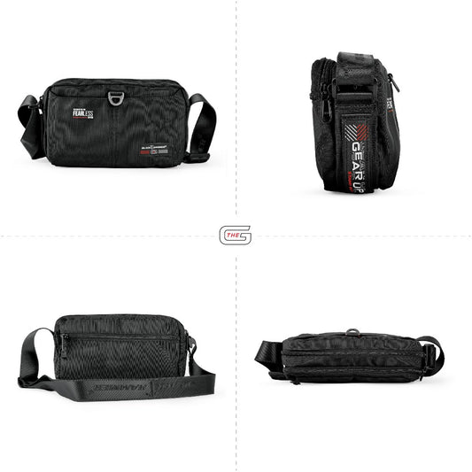 Black Hammer Men Waist Bag 1157