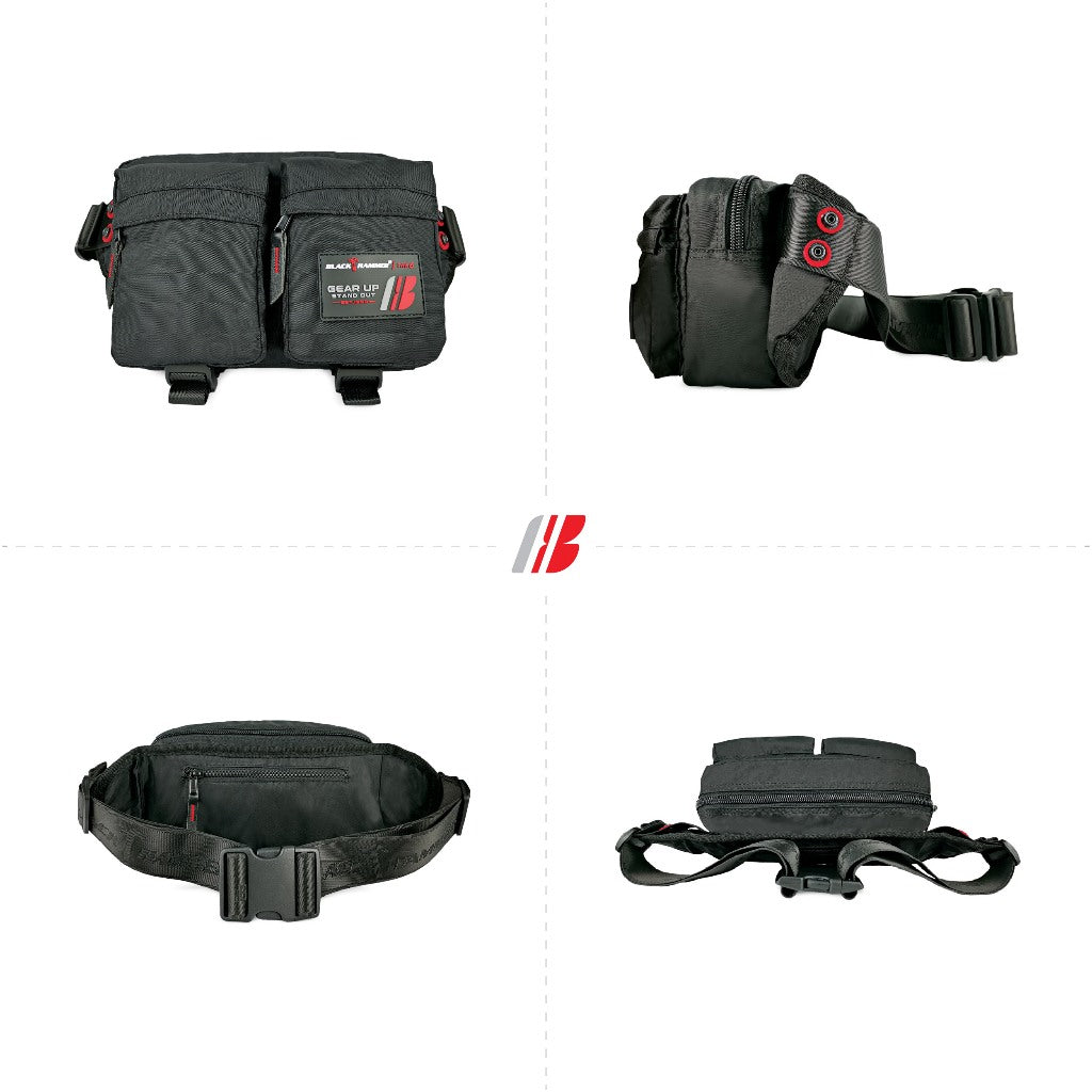 Black Hammer Men Waist Bag D3019