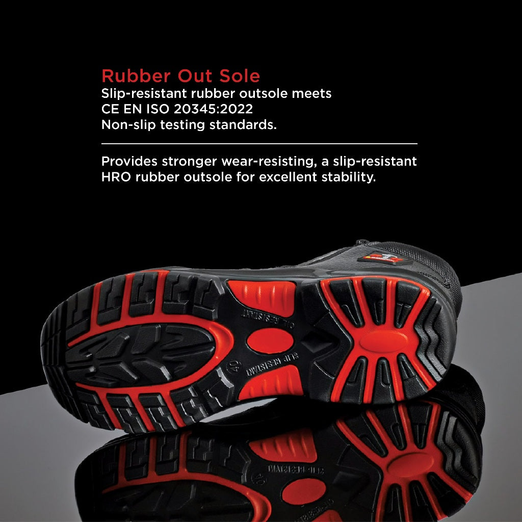 Black Hammer Electric Hazard Safety Shoes. ASTM F2413-18