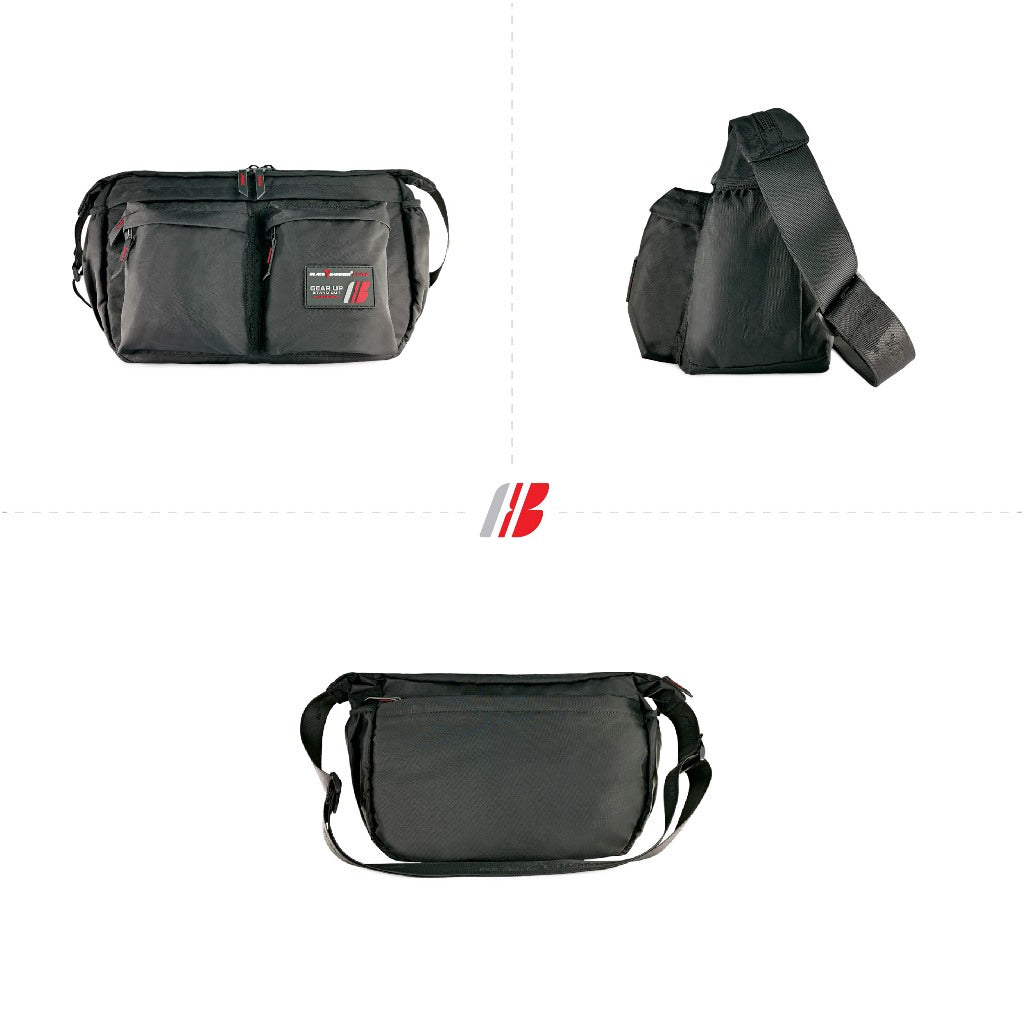 Black Hammer Men Crossbody Bag D3022