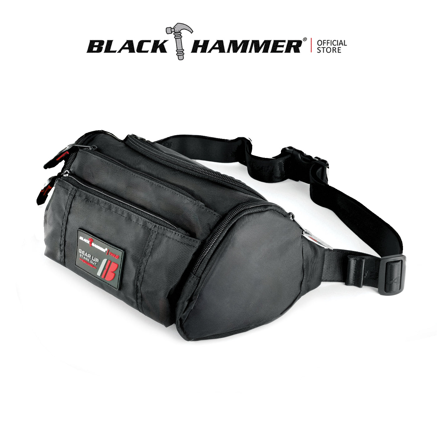 Black Hammer Men Waist Bag D3003