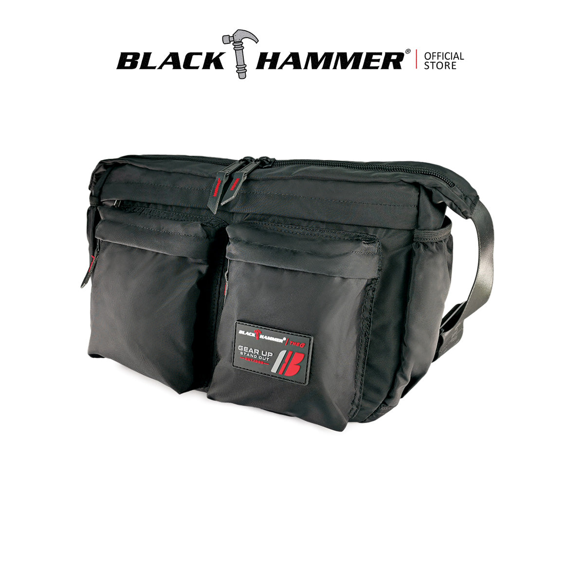 Black Hammer Men Crossbody Bag D3022