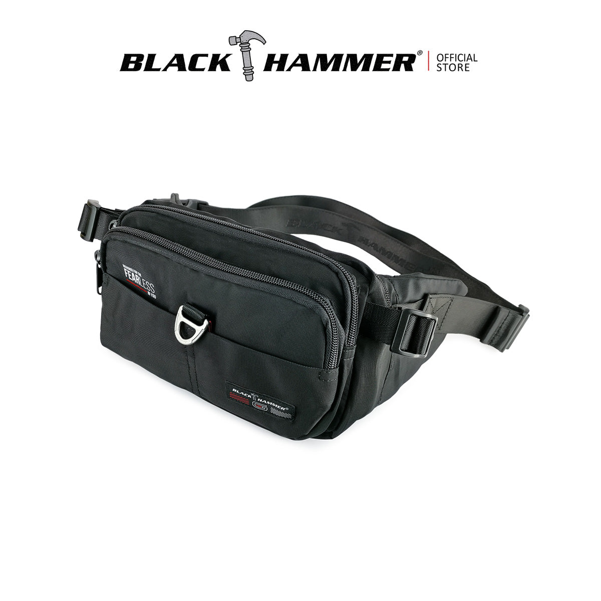 Black Hammer Men Waist Bag 8067
