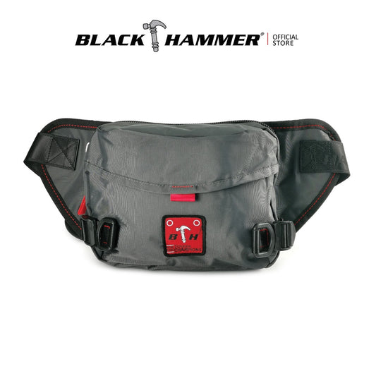 Black Hammer Men Waist Bag RG013 - BLACK SAFE OUTLET