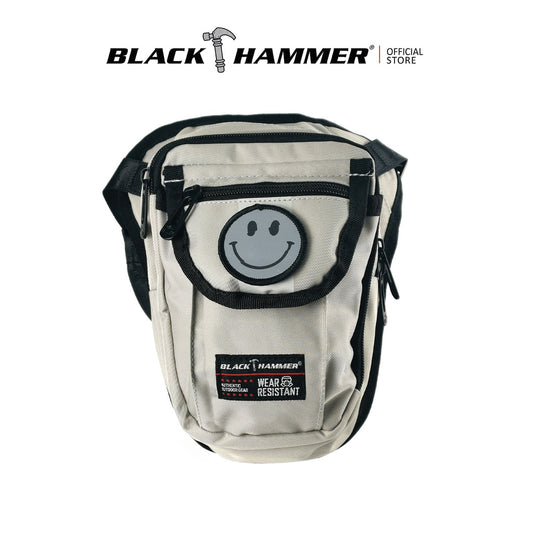 Black Hammer Water Resistant Waist Bag RG007 - BLACK SAFE OUTLET