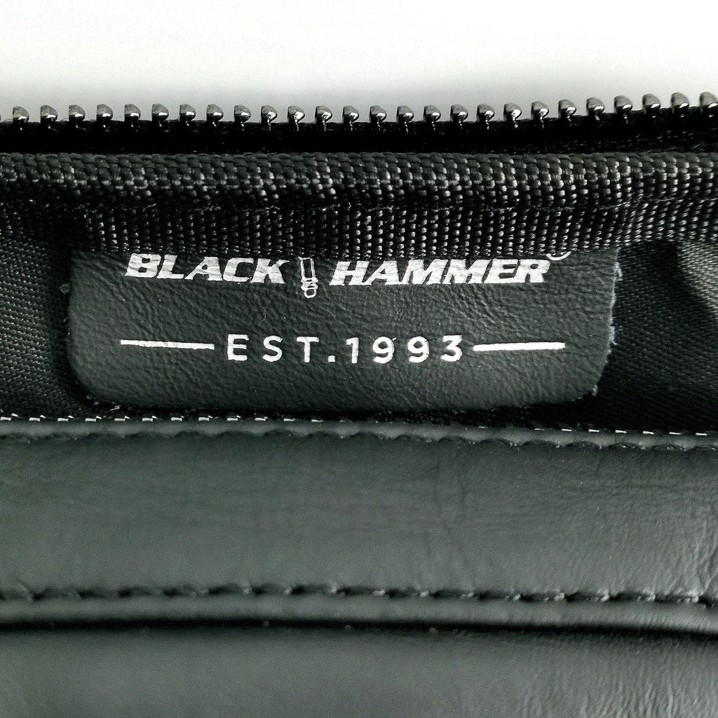 Black Hammer Men Genuine Leather Chest Bag RG712 - BLACK SAFE OUTLET