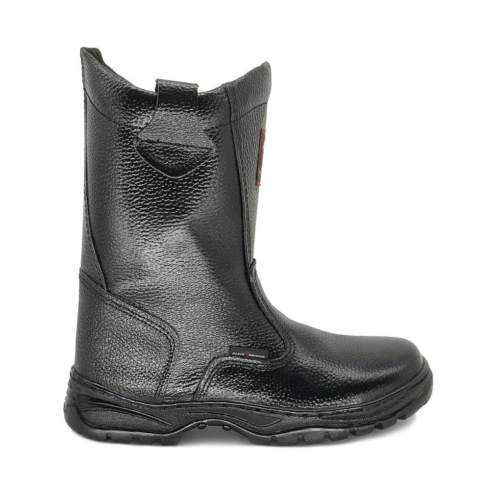 Black Hammer 2000 Series High Cut Safety Shoes BH2334 (SIRIM APPROVED) - BLACK SAFE OUTLET