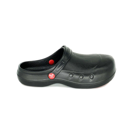 Safex Anti-Slip Clogs with Composite Toe Cap SFC-S083 - BLACK SAFE OUTLET