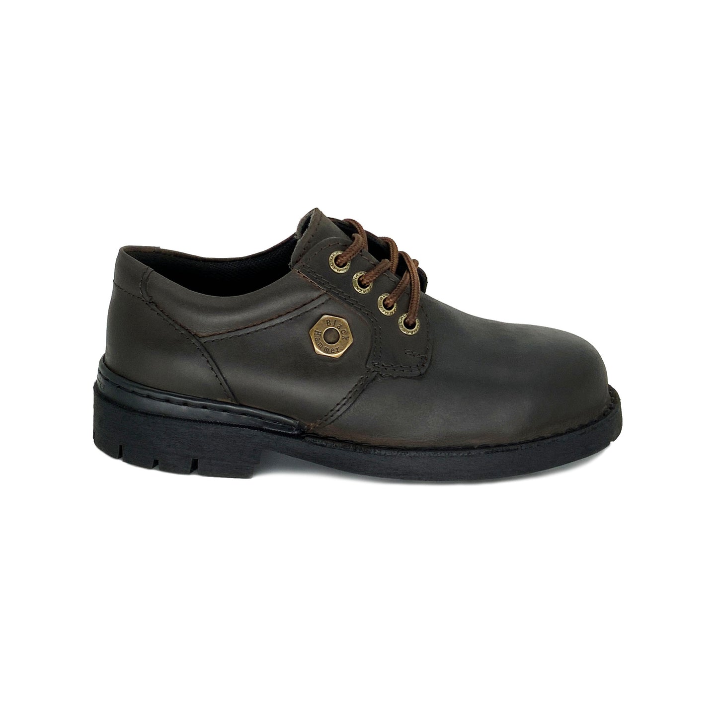 Black Hammer Men 4000 Series Low Cut Safety Shoes BH4602 (Without Midsole) - BLACK SAFE OUTLET