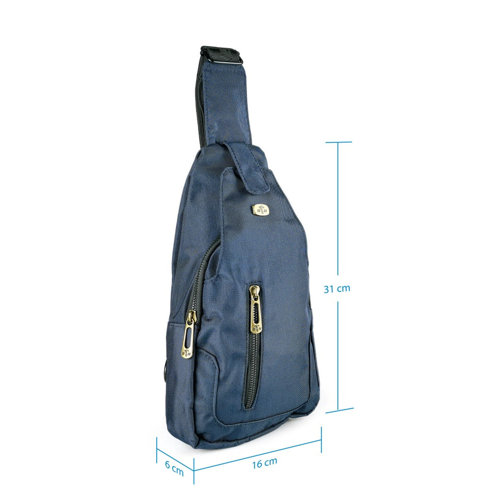 Black Hammer Men Chest Bag RG017 - BLACK SAFE OUTLET