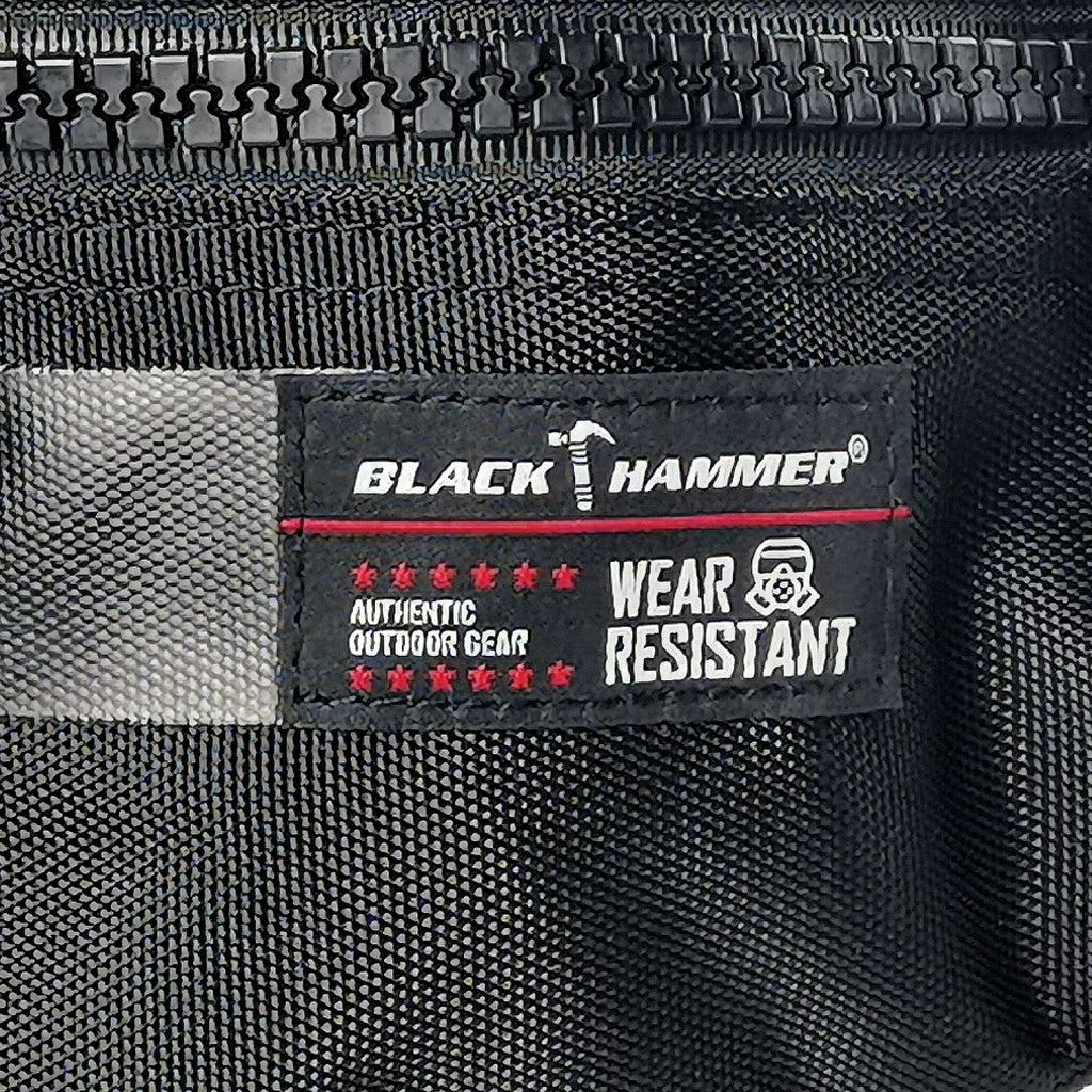 Black Hammer Men Waist Bag 17042 - BLACK SAFE OUTLET