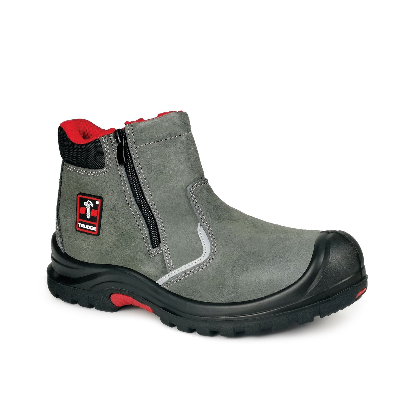 BLACKHAMMER MIDCUT DOUBLE ZIP SAFETY SHOES