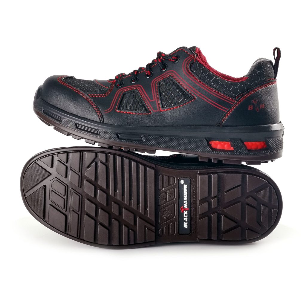 Black Hammer Men Sport Series Low Cut Safety Shoes BH2016-007