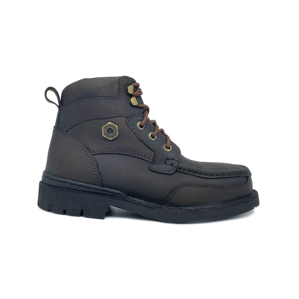 Black Hammer Men 4000 Series Mid Cut Safety Shoes BH 4994 - BLACK SAFE OUTLET