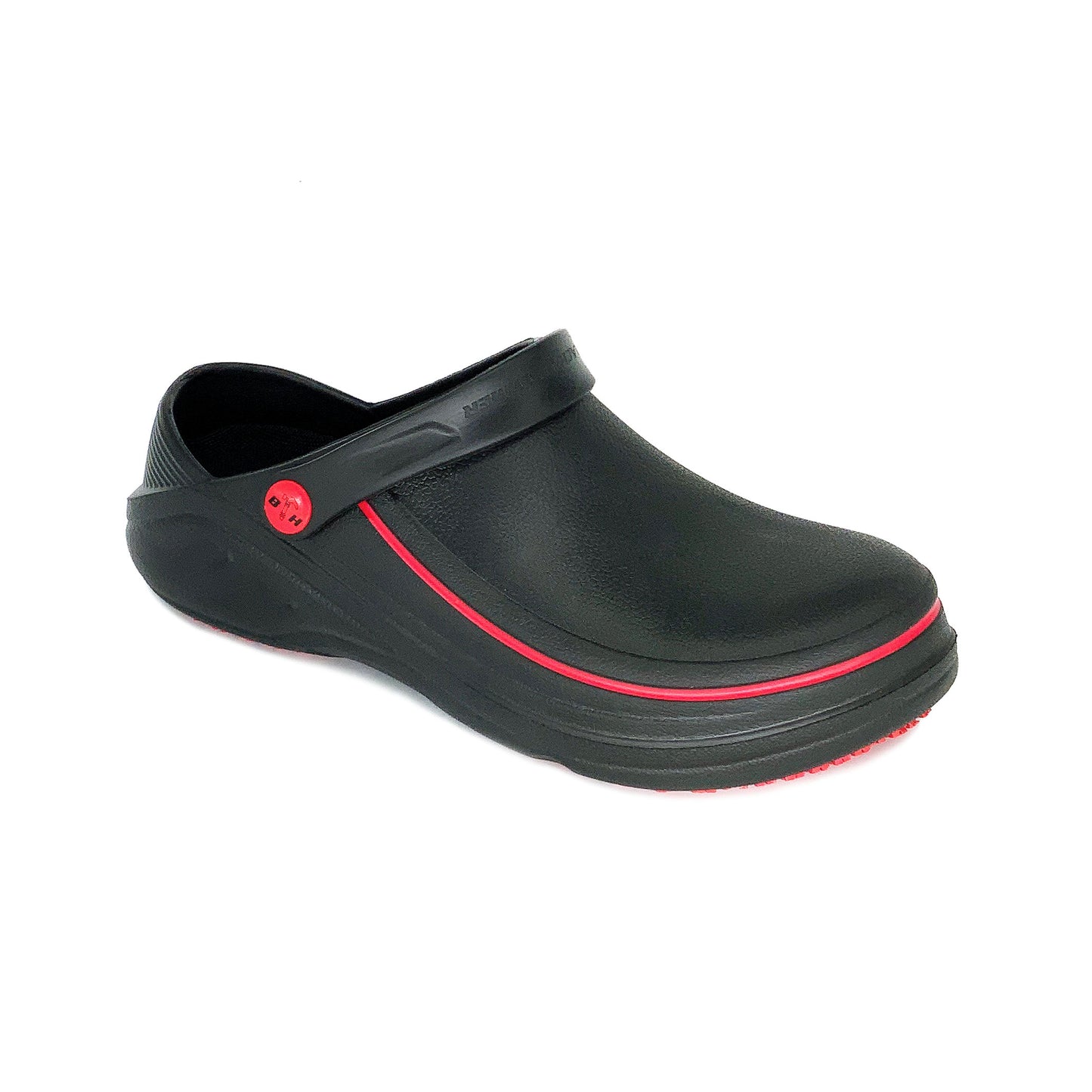 Black Hammer BHC-S085 Safety Clogs Slip Ons - BLACK SAFE OUTLET