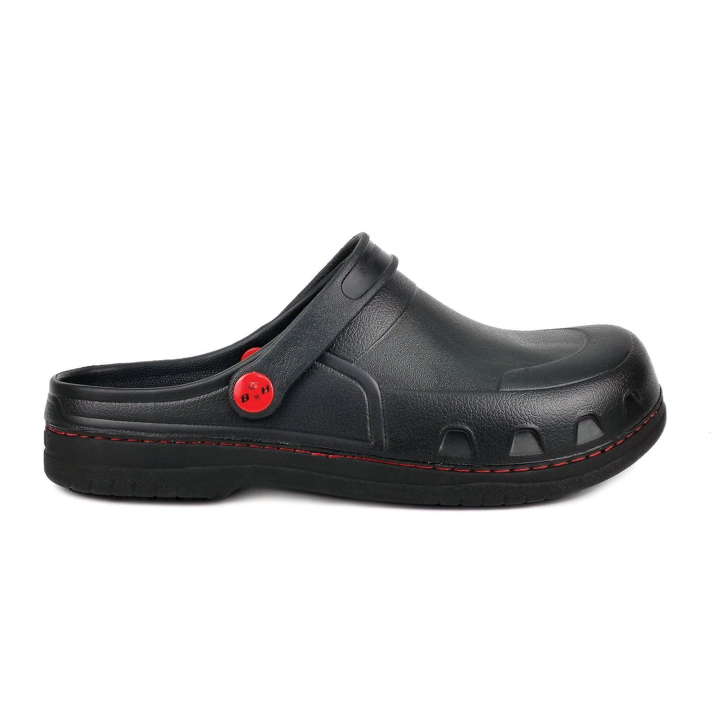 Black Hammer BHC-S101 Safety Clogs Slip Ons - BLACK SAFE OUTLET
