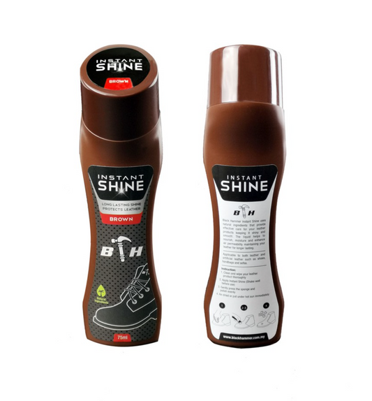 Black Hammer Instant Shine Shoeshine 75ml - BLACK SAFE OUTLET
